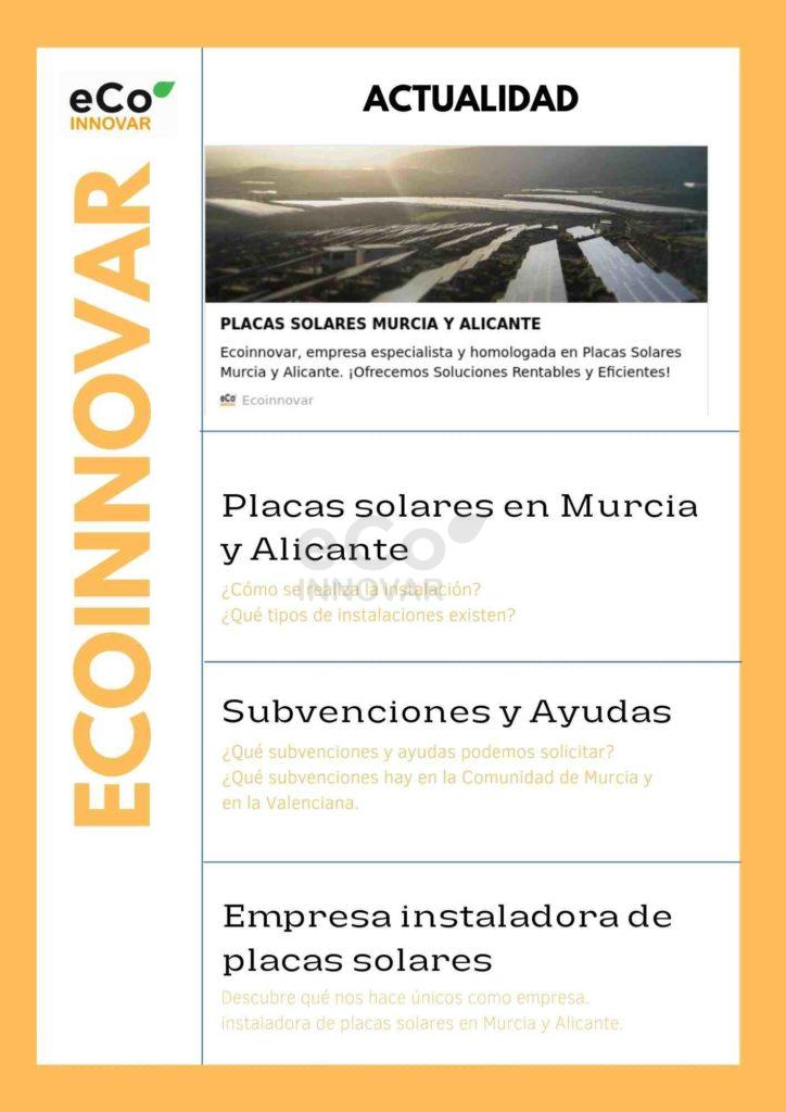 empresa instaladora de placas solares Murcia y Alicante